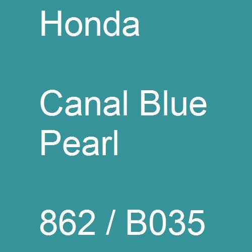 Honda, Canal Blue Pearl, 862 / B035.